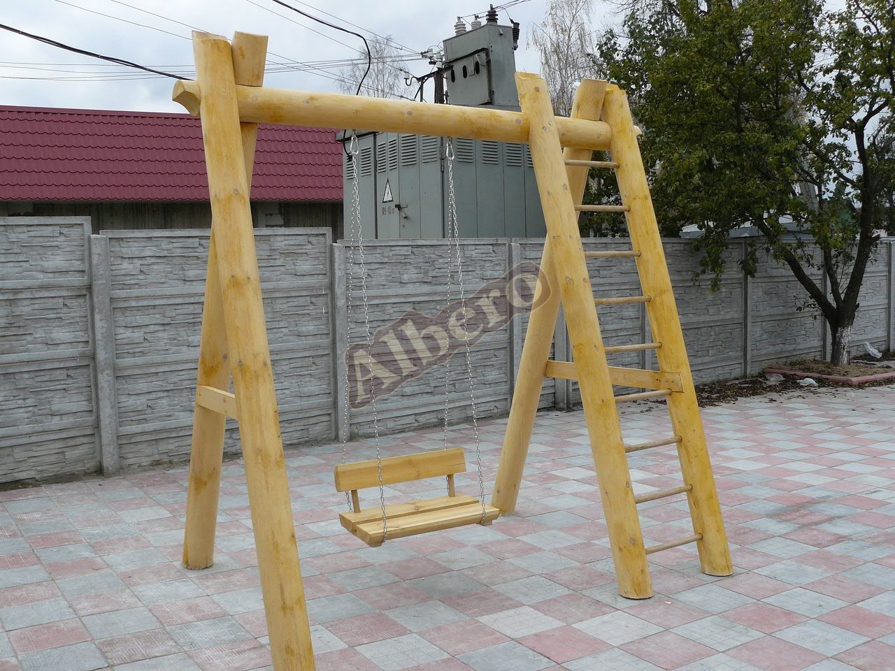 Детские уличные качели. Артикул: веб-00059